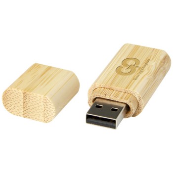 USB 3.0 in bambù con portachiavi - Gadget.it - 