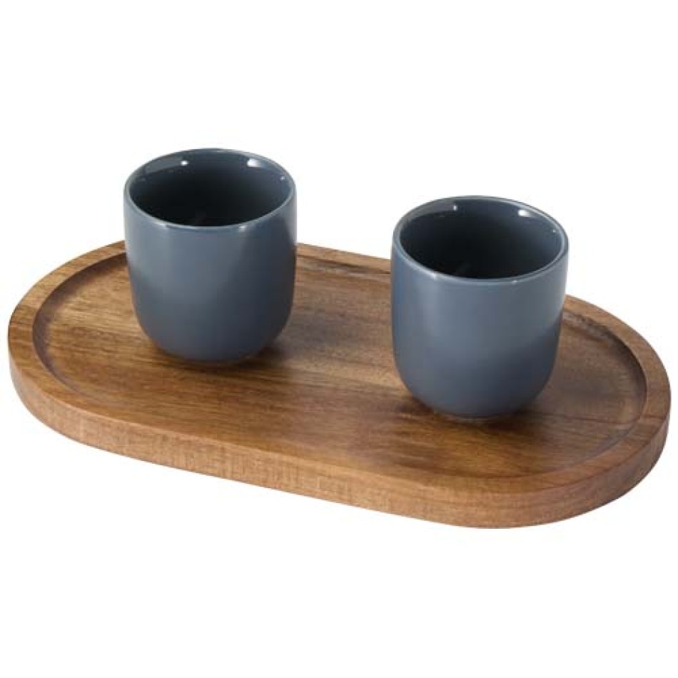 Vassoio da portata in legno di acacia Edge - Gadget.it - 