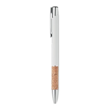 Penna in alluminio e sughero refill blu - VERIA - Gadget.it - 