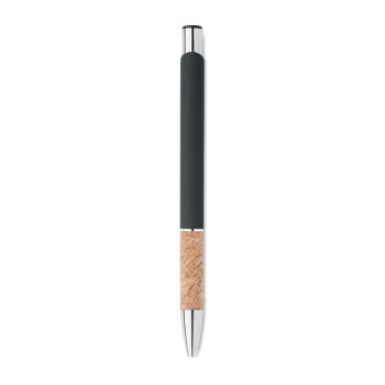 Penna in alluminio e sughero refill blu - VERIA - Gadget.it - 
