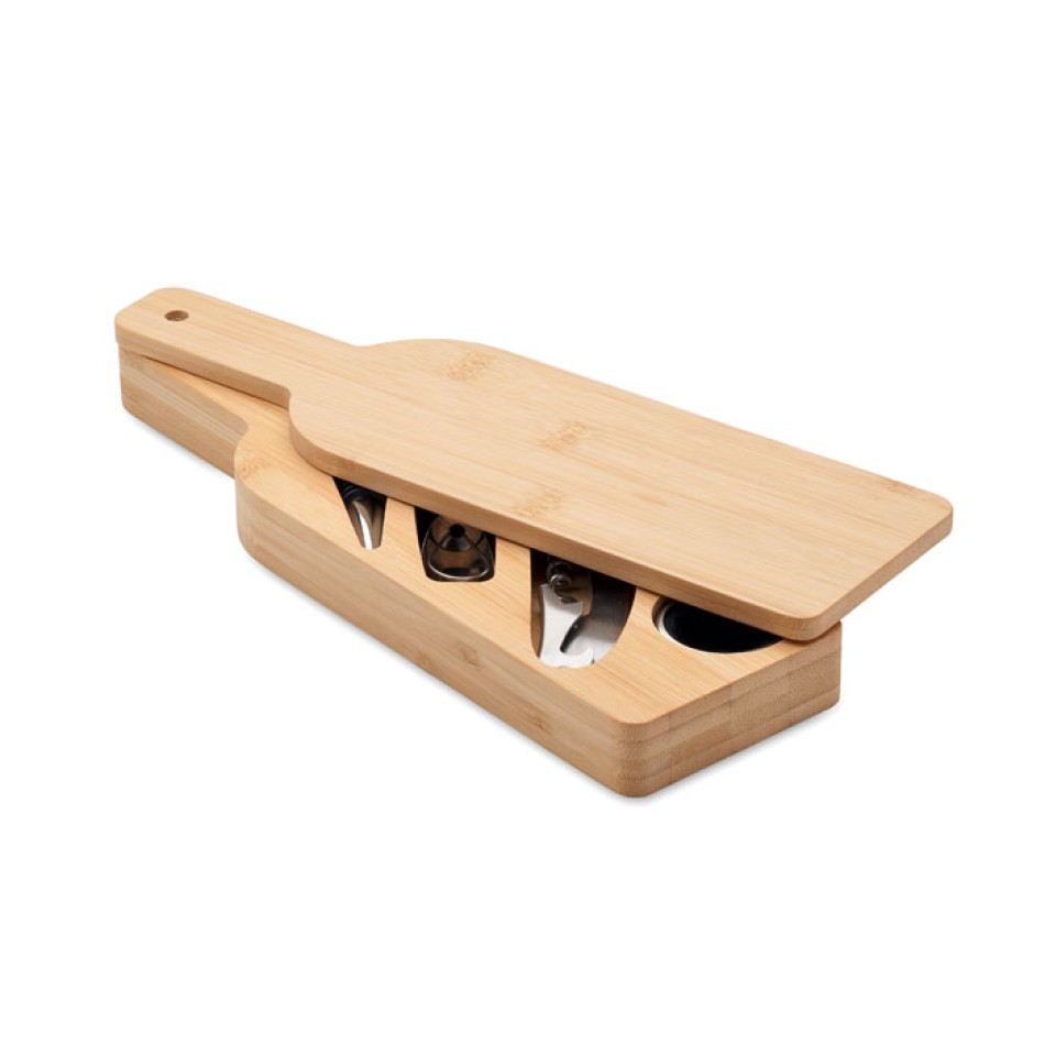 VINOVAULT SET - Set da vino forma di bottiglia - Gadget.it - 