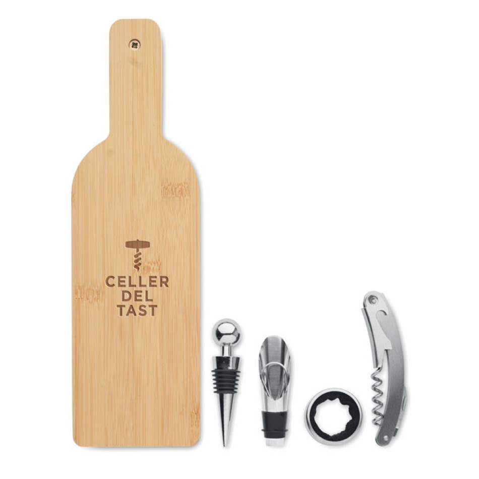 VINOVAULT SET - Set da vino forma di bottiglia - Gadget.it - 