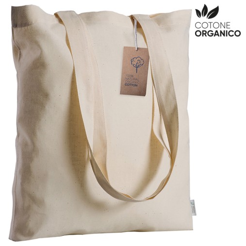 Borsa in cotone 38x42 cm  - VIOLET - Gadget.it - 