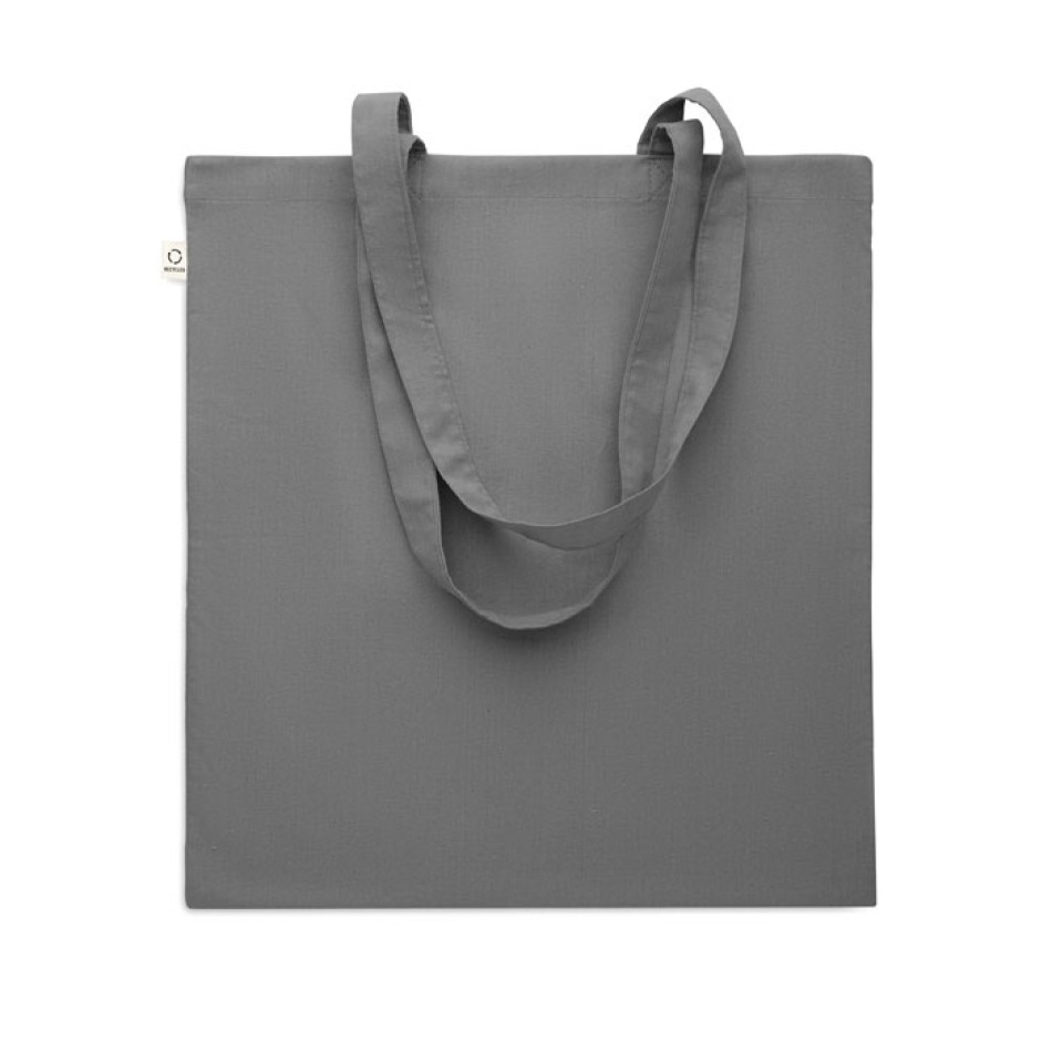 Shopper in cotone riciclato 38X42 cm - VIVEKA COLOUR - Gadget.it - 