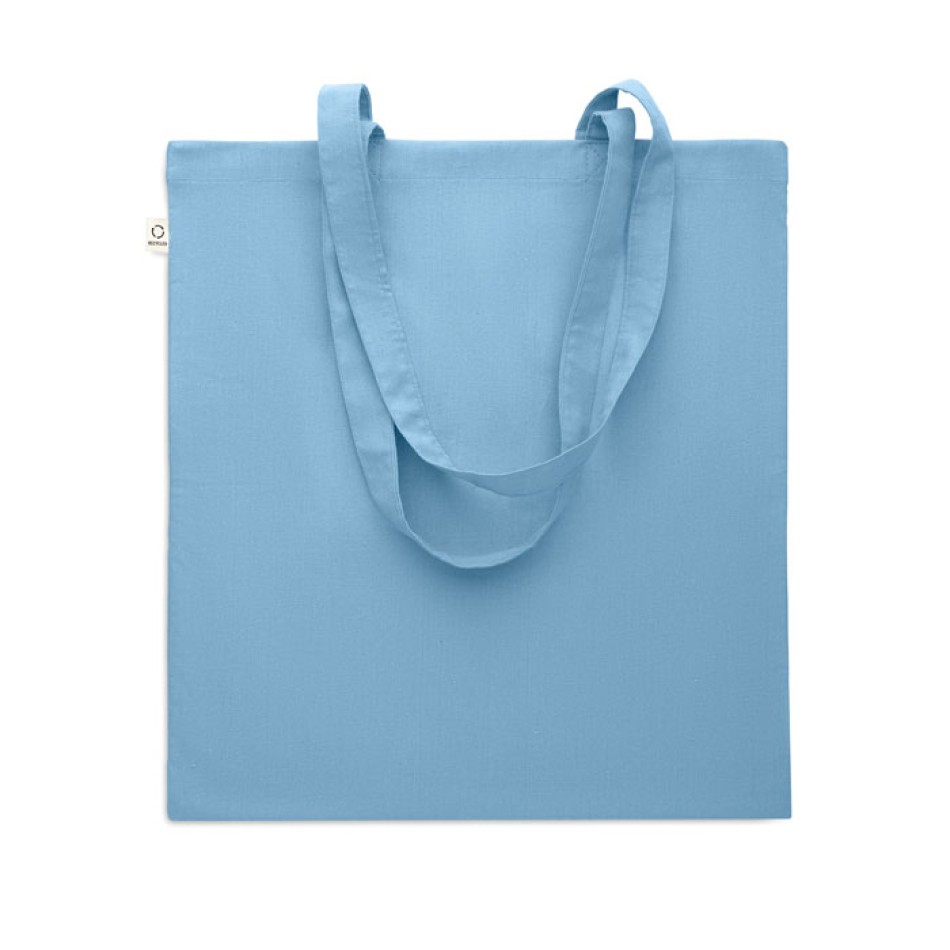 Shopper in cotone riciclato 38X42 cm - VIVEKA COLOUR - Gadget.it - 