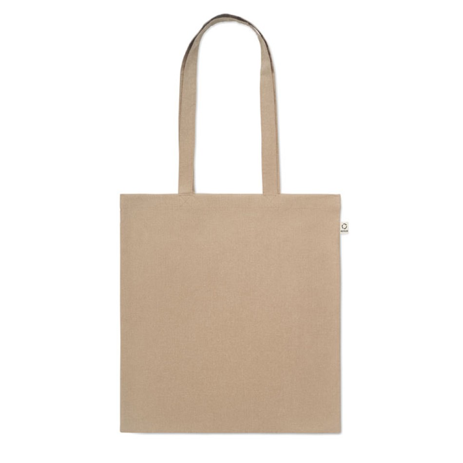 Shopper in cotone riciclato 38X42 cm - VIVEKA COLOUR - Gadget.it - 
