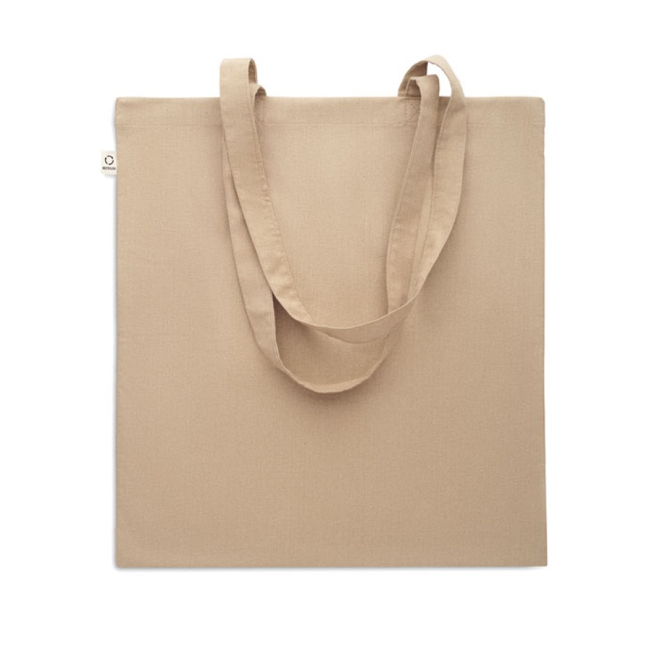 Shopper in cotone riciclato 38X42 cm - VIVEKA COLOUR - Gadget.it - 
