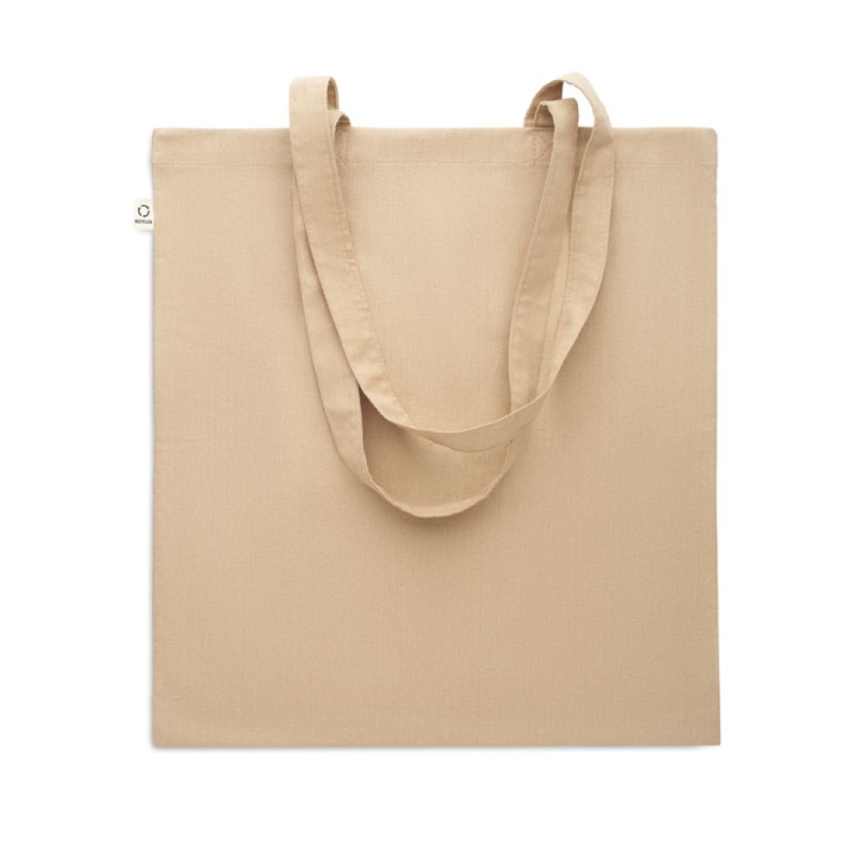 Shopper in cotone riciclato 38X42 cm - VIVEKA COLOUR - Gadget.it - 