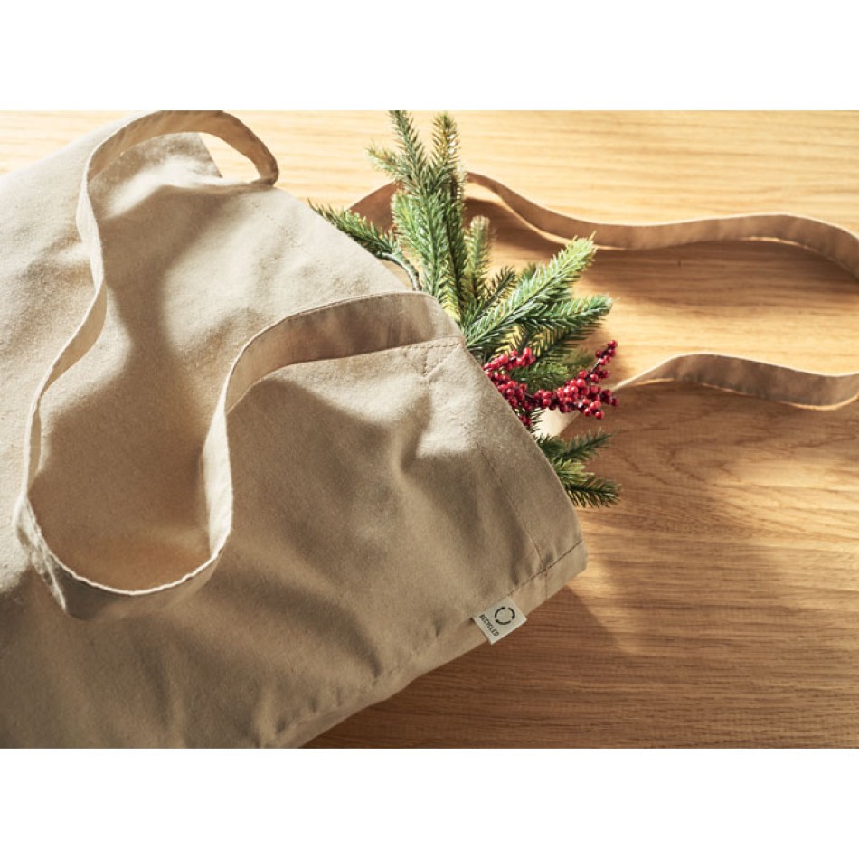 Shopper in cotone riciclato 38X42 cm - VIVEKA COLOUR - Gadget.it - 