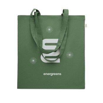 Shopper in cotone riciclato 38X42 cm - VIVEKA COLOUR - Gadget.it - 