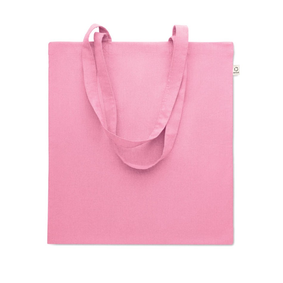 Shopper in cotone riciclato 38X42 cm - VIVEKA COLOUR - Gadget.it - 