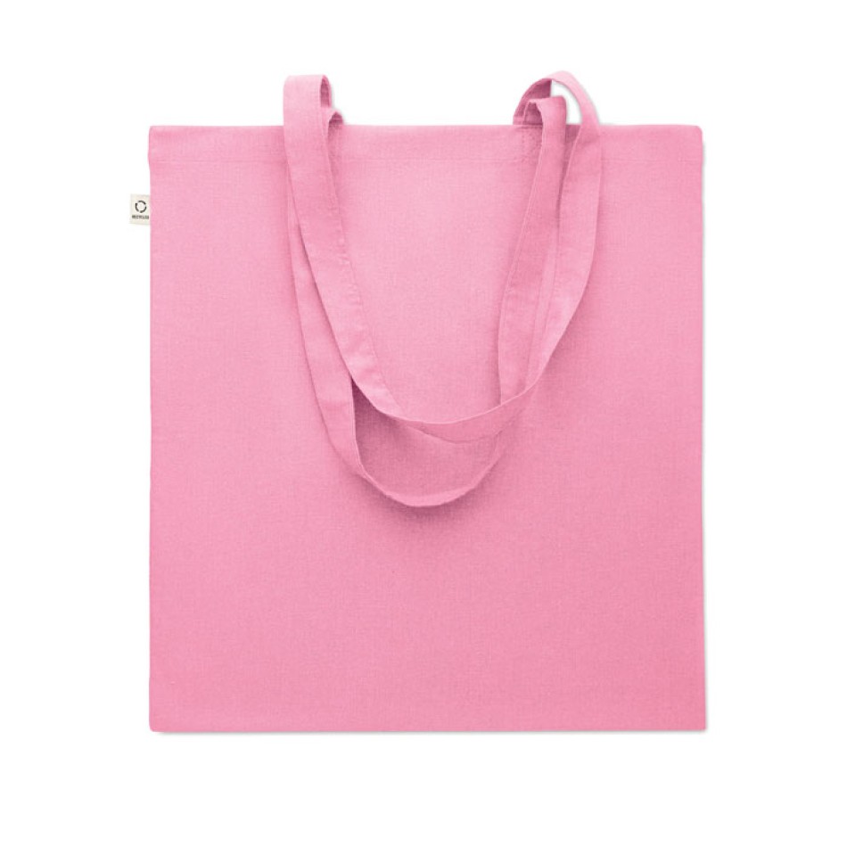Shopper in cotone riciclato 38X42 cm - VIVEKA COLOUR - Gadget.it - 