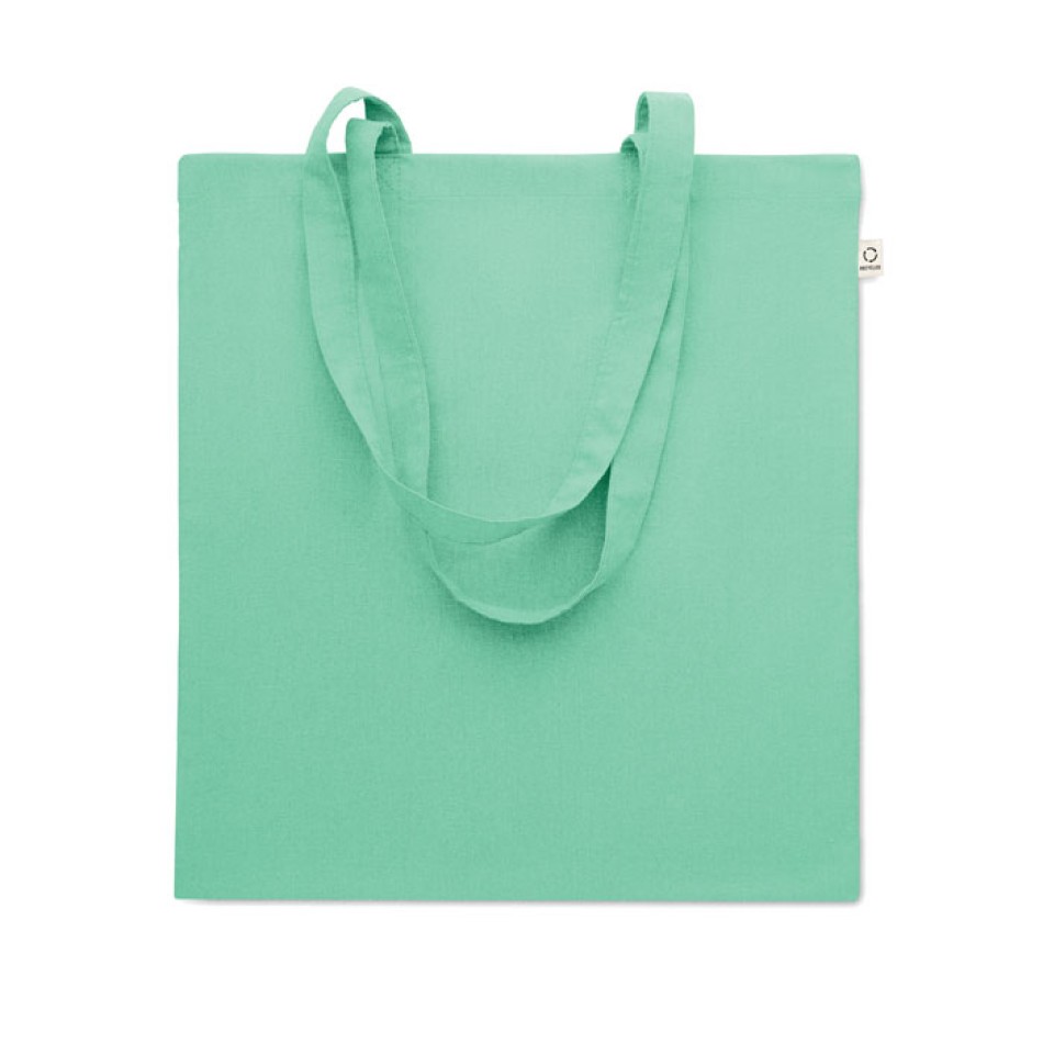 Shopper in cotone riciclato 38X42 cm - VIVEKA COLOUR - Gadget.it - 