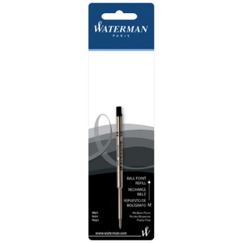 Ricarica per penna refill nero in metallo - WATERMAN - Gadget.it - 