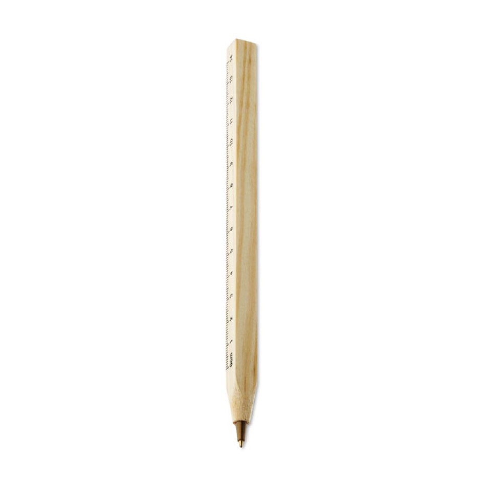 Penna in legno refill blu - WOODAVE - Gadget.it - 