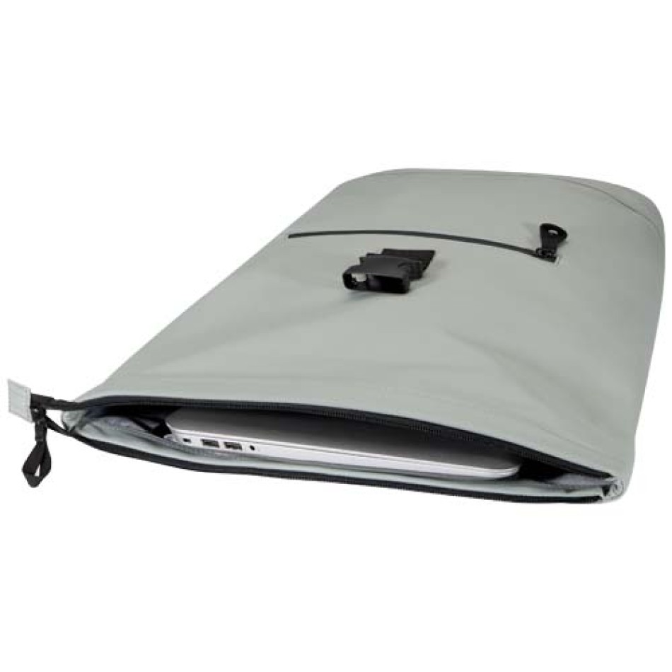 Zaino roll-top per portatile da 15" in RPET da 18 litri - RESI PLUS - Gadget.it - 